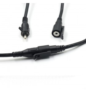 RCA male to female with lock spring cable 
